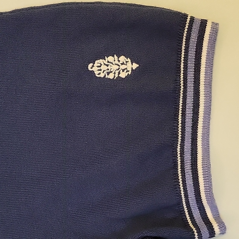 NWOT Free People Movement Blue It's Cold Outside Playsuit Navy Striped Sz XS - Picture 9 of 17